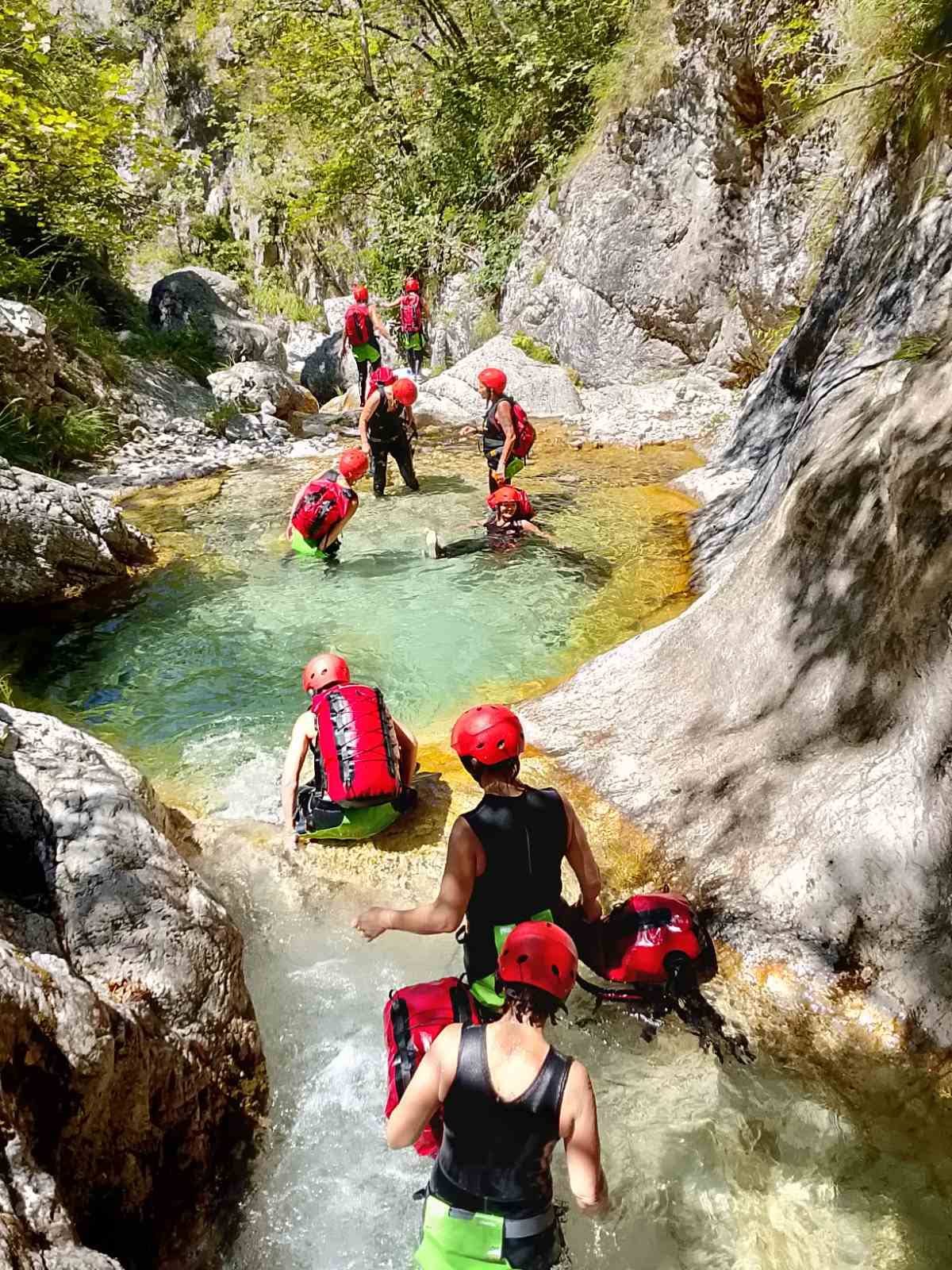 Full canyoning gear